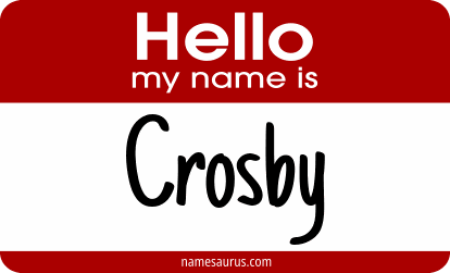 Hello my name is Crosby png download