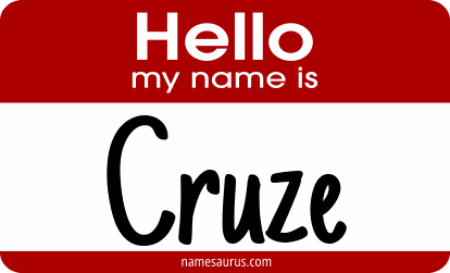 Hello my name is Cruze png download