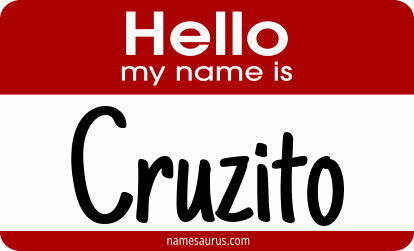 Hello my name is Cruzito png download