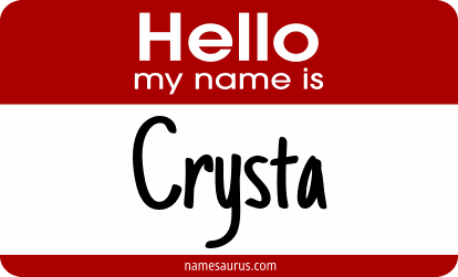 Hello my name is Crysta png download