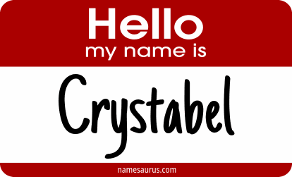Hello my name is Crystabel png download