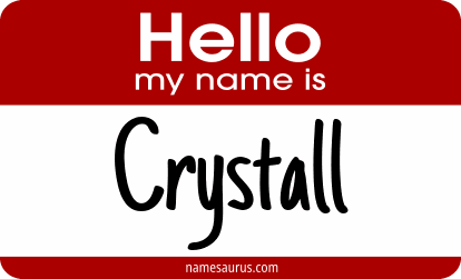 Hello my name is Crystall png download