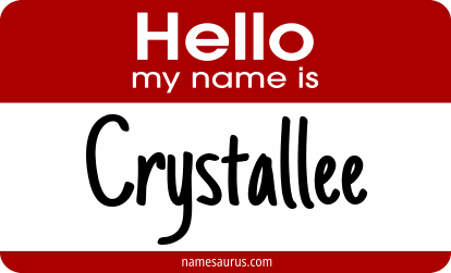 Hello my name is Crystallee png download
