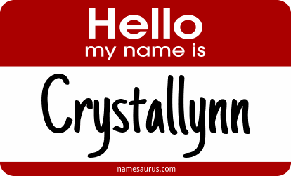 Hello my name is Crystallynn png download
