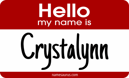 Hello my name is Crystalynn png download