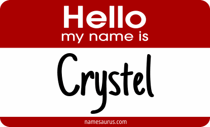 Hello my name is Crystel png download