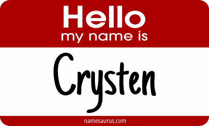 Hello my name is Crysten png download