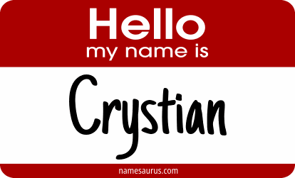 Hello my name is Crystian png download