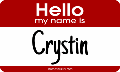 Hello my name is Crystin png download