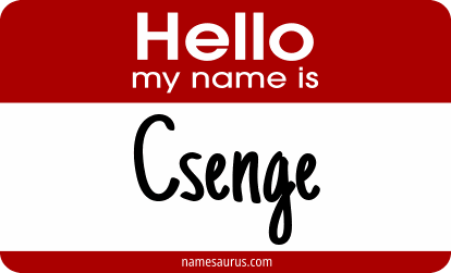 Hello my name is Csenge png download