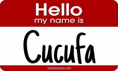 Hello my name is Cucufa png download