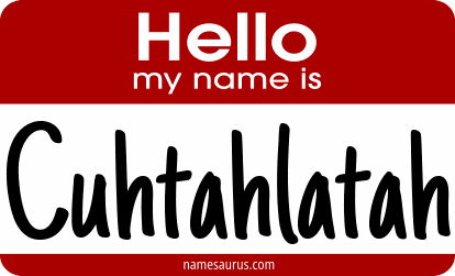 Hello my name is Cuhtahlatah png download