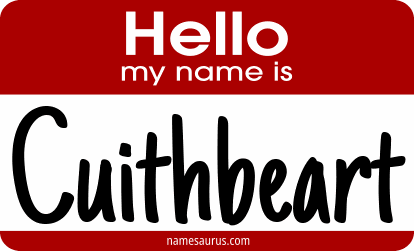 Hello my name is Cuithbeart png download