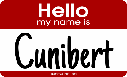 Hello my name is Cunibert png download