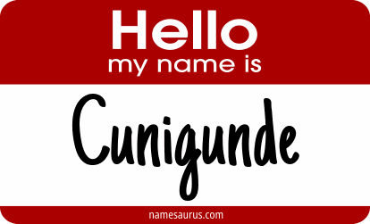 Hello my name is Cunigunde png download