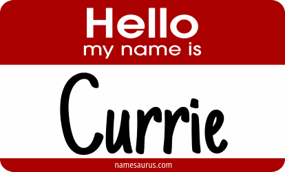 Hello my name is Currie png download