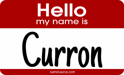 Hello my name is Curron png download