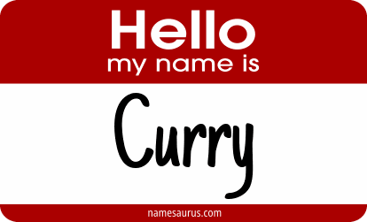 Hello my name is Curry png download