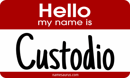 Hello my name is Custodio png download