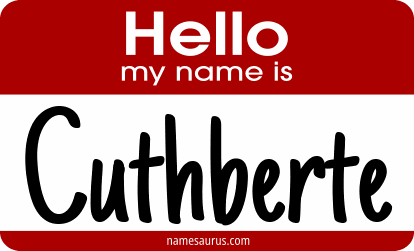 Hello my name is Cuthberte png download