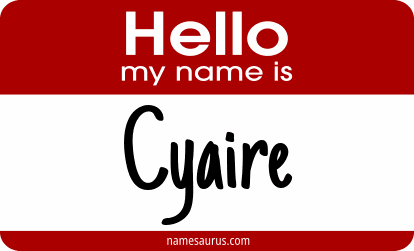 Hello my name is Cyaire png download