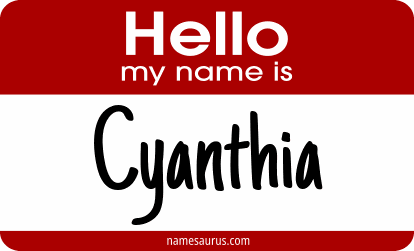 Hello my name is Cyanthia png download