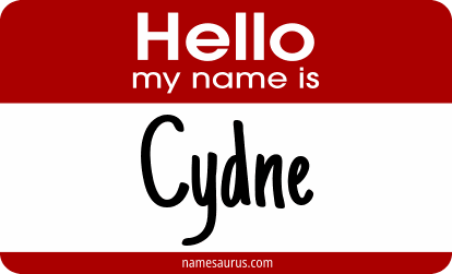 Hello my name is Cydne png download