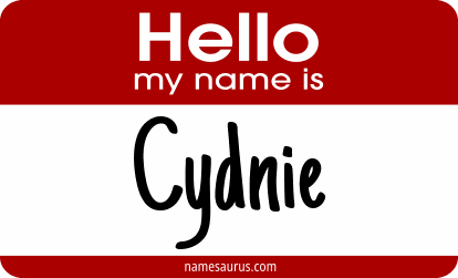 Hello my name is Cydnie png download