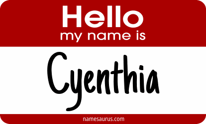 Hello my name is Cyenthia png download