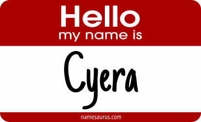 Hello my name is Cyera png download