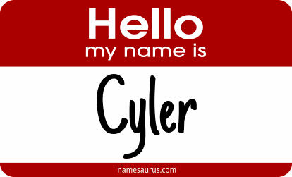 Hello my name is Cyler png download