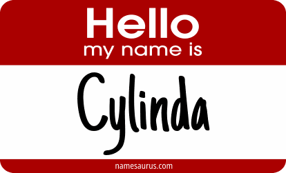 Hello my name is Cylinda png download