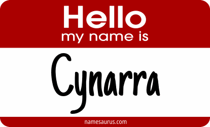 Hello my name is Cynarra png download