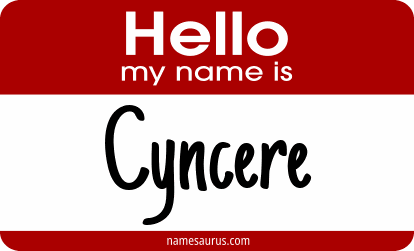 Hello my name is Cyncere png download