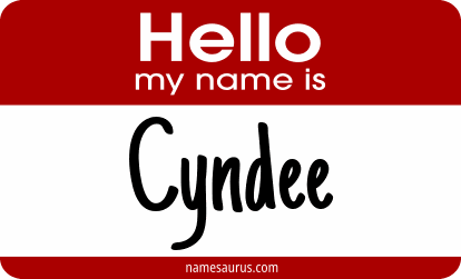 Hello my name is Cyndee png download