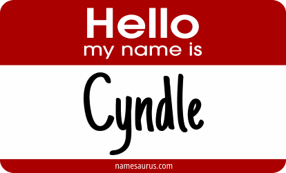 Hello my name is Cyndle png download