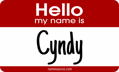 Hello my name is Cyndy png download