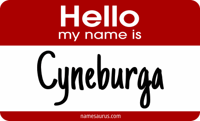Hello my name is Cyneburga png download