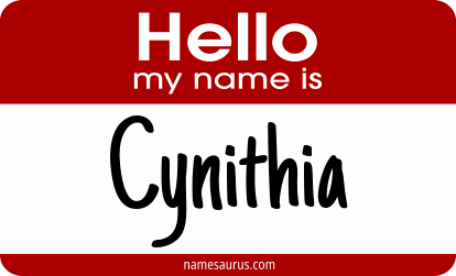 Hello my name is Cynithia png download