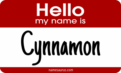 Hello my name is Cynnamon png download