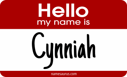 Hello my name is Cynniah png download