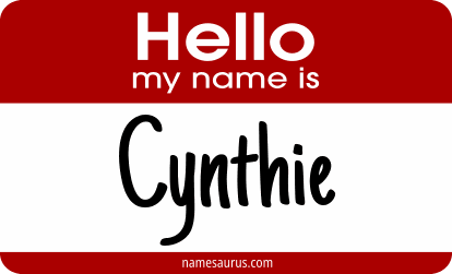 Hello my name is Cynthie png download