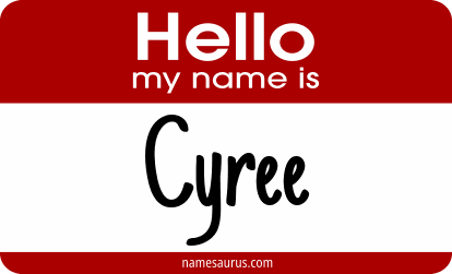 Hello my name is Cyree png download