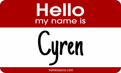 Hello my name is Cyren png download