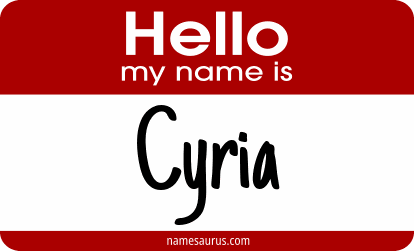 Hello my name is Cyria png download