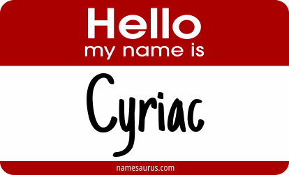 Hello my name is Cyriac png download