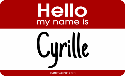 Hello my name is Cyrille png download