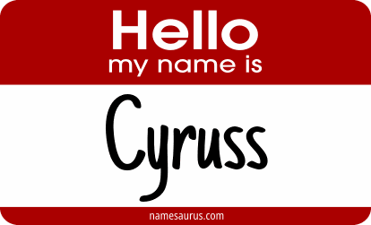 Hello my name is Cyruss png download
