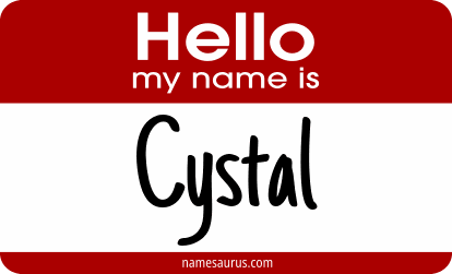 Hello my name is Cystal png download