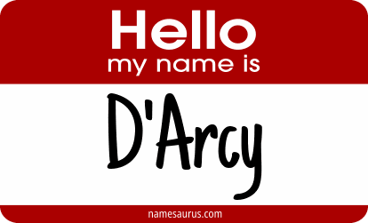 Hello my name is D'Arcy png download